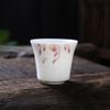 Mutton Fat Jade White Porcelain Tea Cup