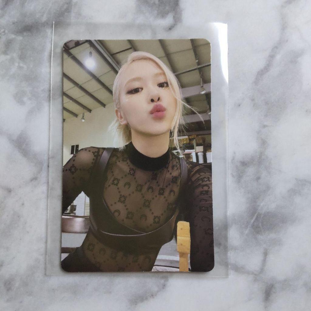 Б/у BLACKPINK [BORN PINK] (Версия ROS) Случайная фотокарточка