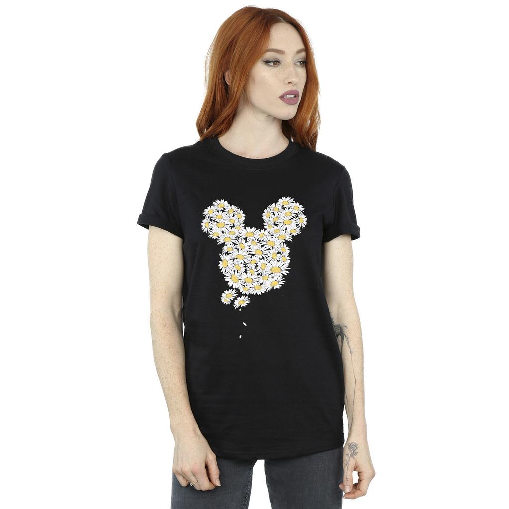 Mickey Mouse Womens/Ladies Chamomile Head Cotton T-Shirt