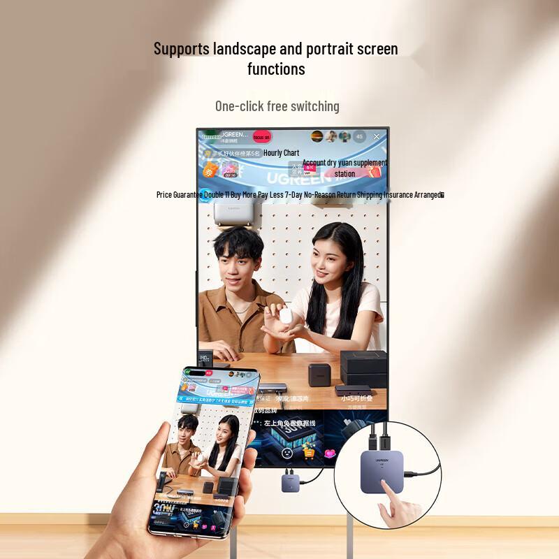 UGREEN 4K Wireless HDMI Screen Mirroring Adapter