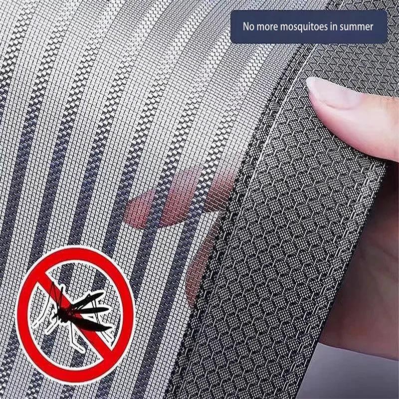 Сильная магнитная сетка на дверь, москитная сетка, противомоскитная сетка для двери, сетка от насекомых, автоматическое закрытие, летняя сетка от комаров и насекомых
