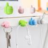 Silicone Thumb Hooks Multifunctional Clip Wire Organizer Accessories Storage Holder Wall Hooks for Kitchen Bathroom