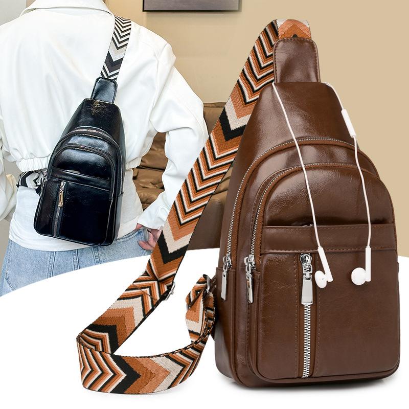 Женская сумка через плечо, сумка через плечо, водоотталкивающая сумка на грудь из полиуретана