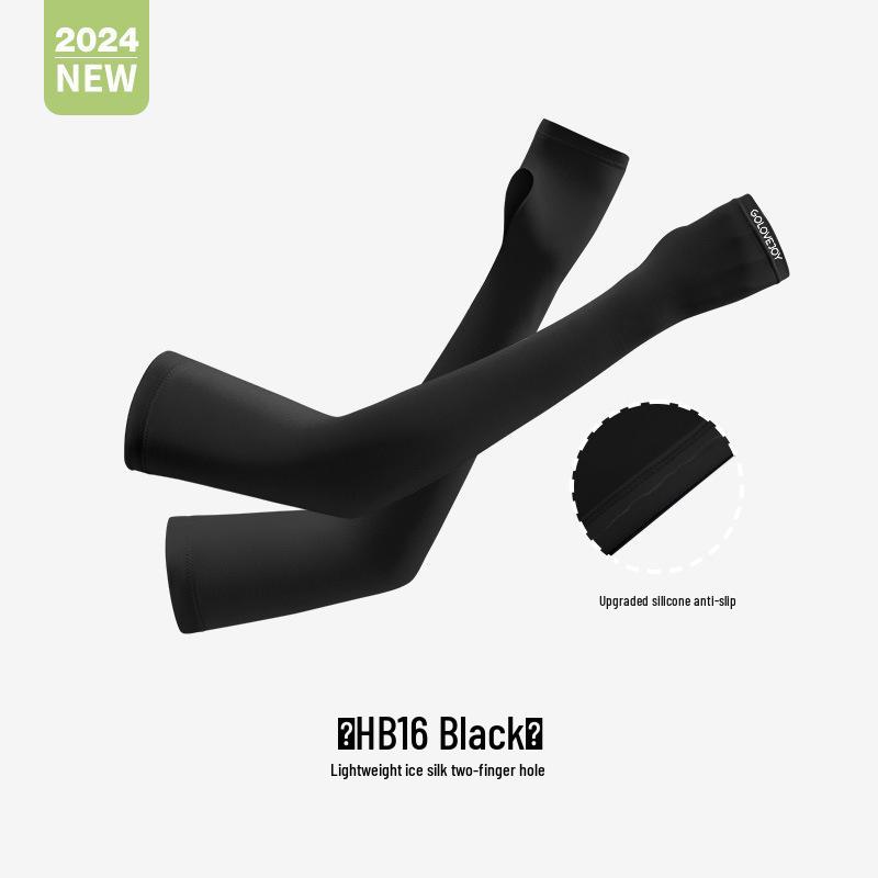 23 Улучшенные нарукавники из ледяного шелка для защиты от солнца для женщин - Летние виды спорта на открытом воздухе и вождение