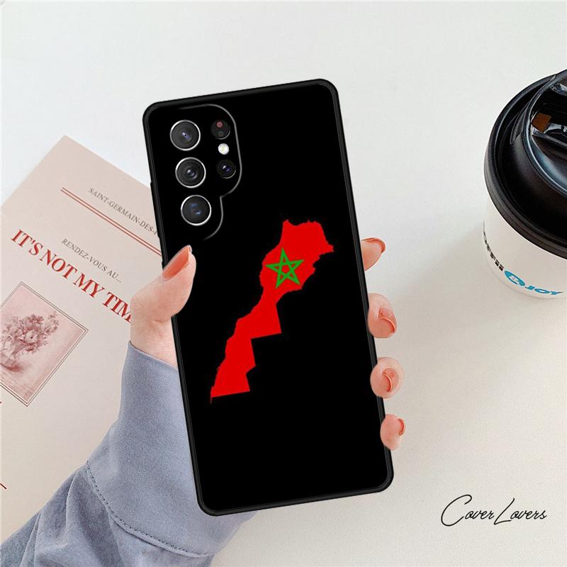 Флаг Марокко Марокканский Уникальный чехол для телефона Для Samsung Galaxy S24 S25 S23 S22 Ultra Note 10 20 Plus S20 S21 FE Чехол