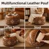 Vintage Storage Leg Bench Space-Saving Seat Cushion Cover Stylish Sofa Footstool  Indoor Seating