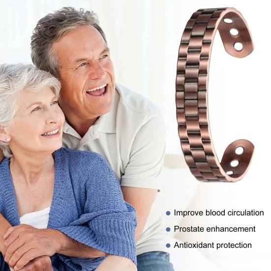 Магнитный браслет из меди для простаты укрепляет простату улучшает кровообращение способствует здоровому функционированию антиоксидантный защитный браслет