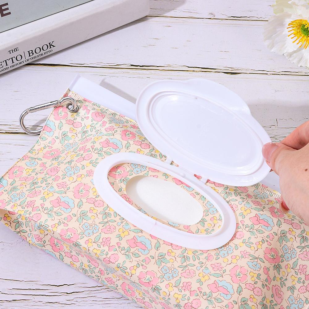 Case Baby Product Flip Cover Portable Wet Wipes Bag Tissue Box Wipes Holder Case Cosmetic Pouch