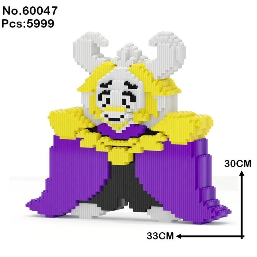 Undertale Санс Строительные Блоки Крест Кошмар Жнец Чернила Сон Скелет Монстр ABS Кубики Кукла Магические Блоки Игрушки Рождественский Подарок