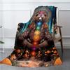 Bear Blanket For All Season Cozy Warm Soft Blanket For Travelling