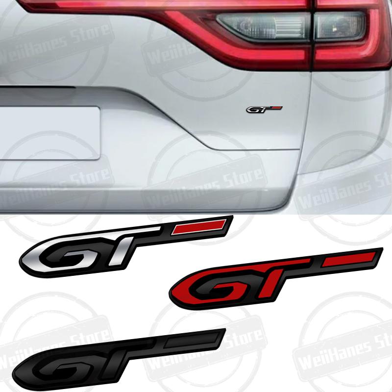 Metal 3D For Peugeot GT Badge Letter Logo RCZ 308 208 508 307 3008 5008 2008 408 Car Rear Trunk Body Sticker Emblem Accessories