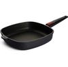 Cast Iron Square Frying Pan Woll Nowo Titanium 28x28 Cm with Removable Handle (1628N)