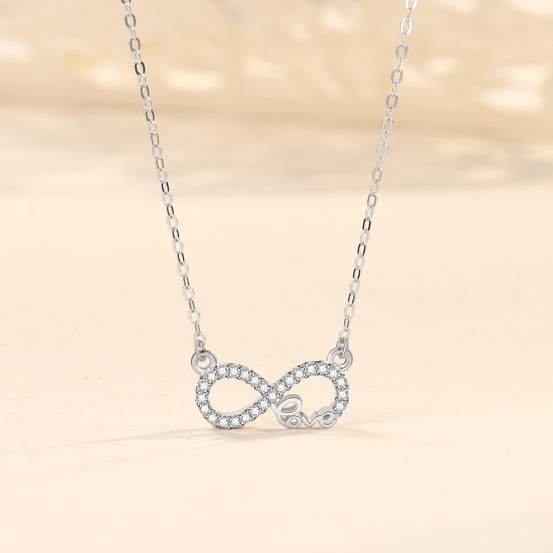 Ожерелье Mobius женское 8-символьное вечное ожерелье любовь модные аксессуары нишевые аксессуары высокого класса