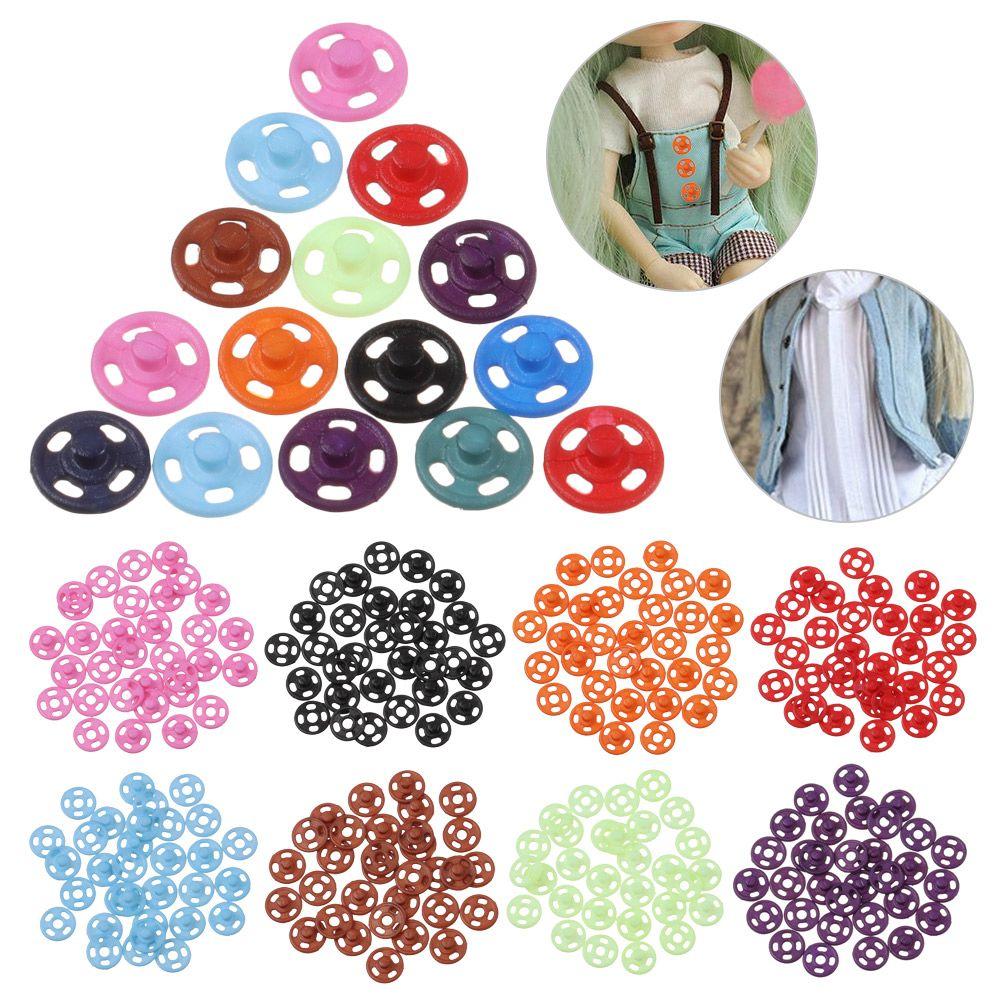 Ultra-small Girls Toys Diy Dolls Small Buckle Snap Fastener Concealed Buckle Pattern Belt Buttons