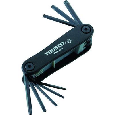 TRUSCO Шестилопастной Torx-ключ складной тип TNH8S x 12S Набор, [Продажа коробкой]