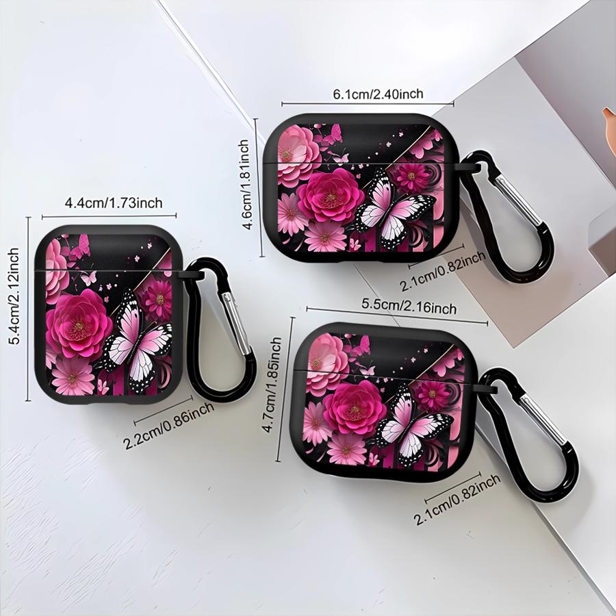 Розовый чехол в форме сердца для Airpods Pro3 Pro 2 4 3 Pro2 1 Чехлы для наушников Обложка