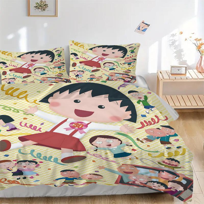 Happy Childhood Memories Print 3Pcs Bedding Setduvet Cover With 2 Bedropillowcase Home Birthday Gift