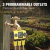 3-Outlet Automatic Water Timer Garden Irrigation Watering System Independent Control Sprinkler Programmer Tools
