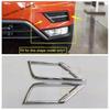 ABS Chrome Front Head Fog Light Lamp Protector Decor Frame Cover Trim Exterior Accessories For Volkswagen Tiguan 2016 2017 2018