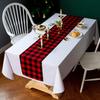 Cotton Tartan Check Table Runner for 6 Seater Dining Table (13x72 Inches) - Christmas, Xmas Gift, Medium
