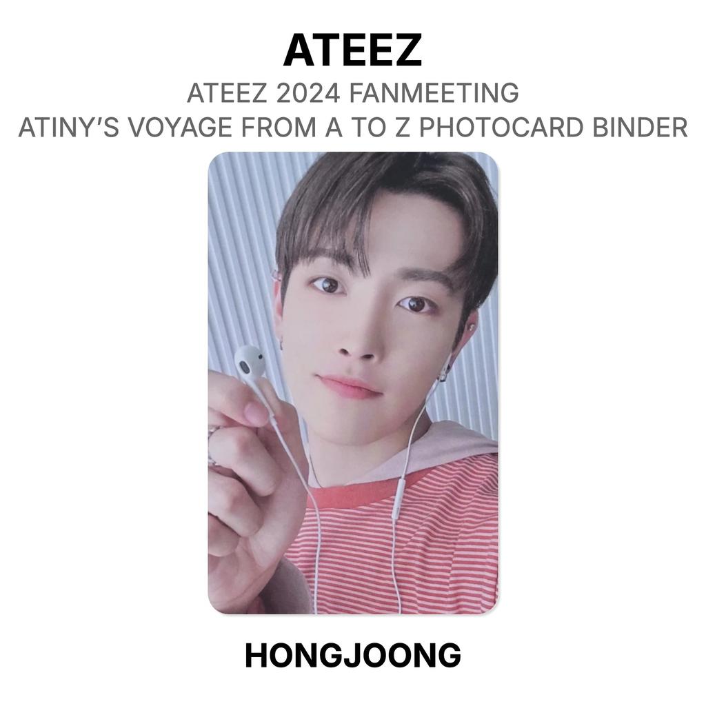 ATEEZ ATEEZ 2024 ФАН-ВСТРЕЧА ATINY’S VOYAGE FROM A TO Z БИНДЕР ДЛЯ ФОТОКАРТОЧЕК Официальная фотокарточка