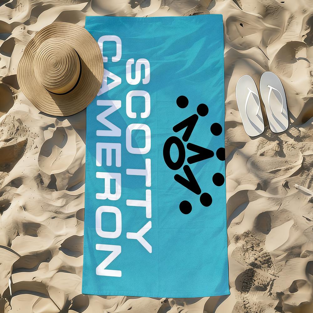 Модное черное s-ScottyS C-Camerons Полотенце Пляжное Полотенце Большого размера Быстросохнущее Полотенце Впитывающее Мягкое Для плавания Пляжные полотенца для мужчин женщин