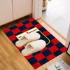 Shield With Griffin Cross Rug for Living Room, Game Rooms, Office, Bedroom, Office Floor Mat Playful Design, fan gifts Christmas decor