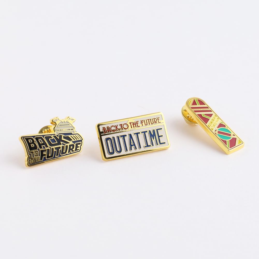 Green Flash Back to the Future Pin [Pins] Badge/Cap