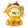 Sanrio Pompompurin Dressed Up Cat Mascot Holder 799386 (Healing Cat)