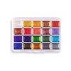 1 Box 1ML Watercolor Paint Metallic Glitter Watercolor Pigment Portable Vibrant Solid Paint Box for Artists