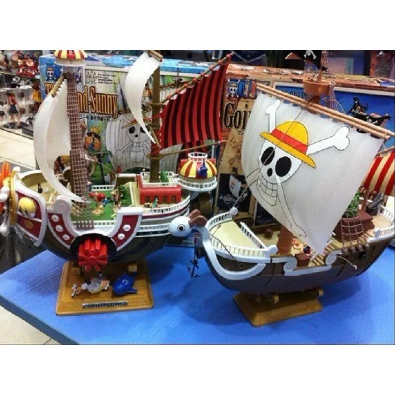 Аниме One Piece Тысяча Солнечных & Лодка Мерил Пиратский Корабль Фигурка ПВХ Фигурка на шарнирах Игрушки Коллекционная Модель Игрушка Подарки