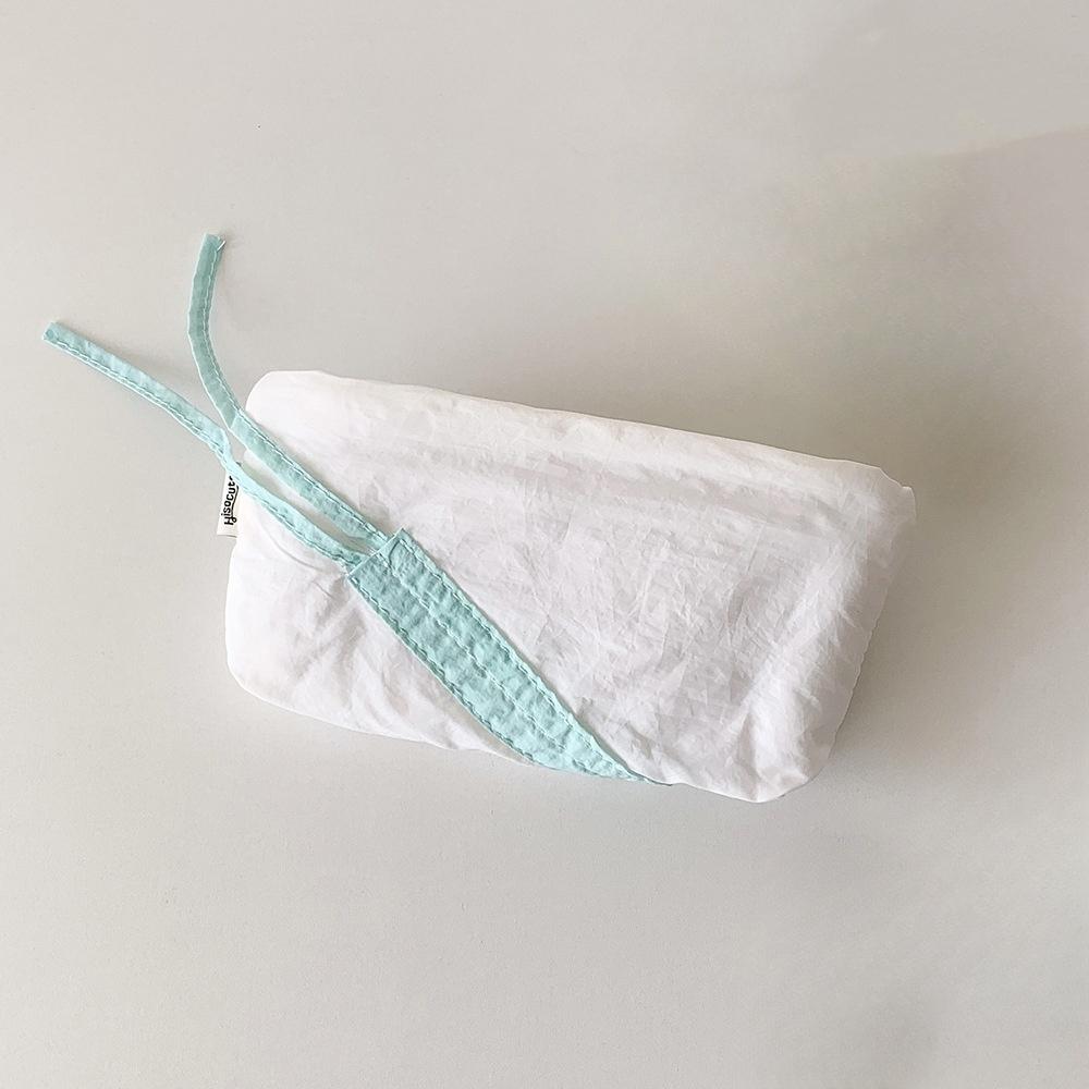 1 шт. Милый пенал с бантиком, Корейский милый стиль, Мягкий на ощупь, Чехол-органайзер для ручек для канцелярских принадлежностей, Студенческий школьный подарок