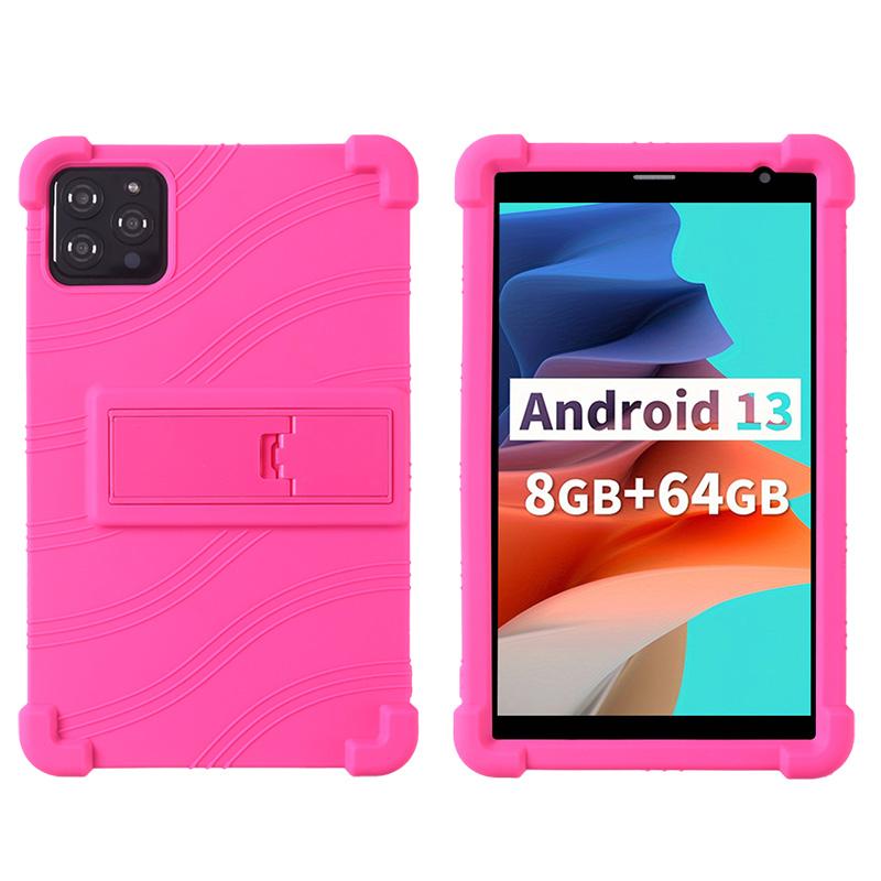 Для VASOUN Model TAB 8 дюймов Kickstand Coat противоударный чехол для планшета мягкий силиконовый чехол-подставка защитная оболочка