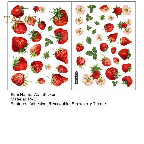 2Pcs/Set Wall Sticker Self-adhesive Decorative Colorfast Attractive Office Living Room Decoration Wall Sticker Household Supplies