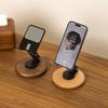 Solid Wood Rotatable Adjustable Phone & Tablet Stand