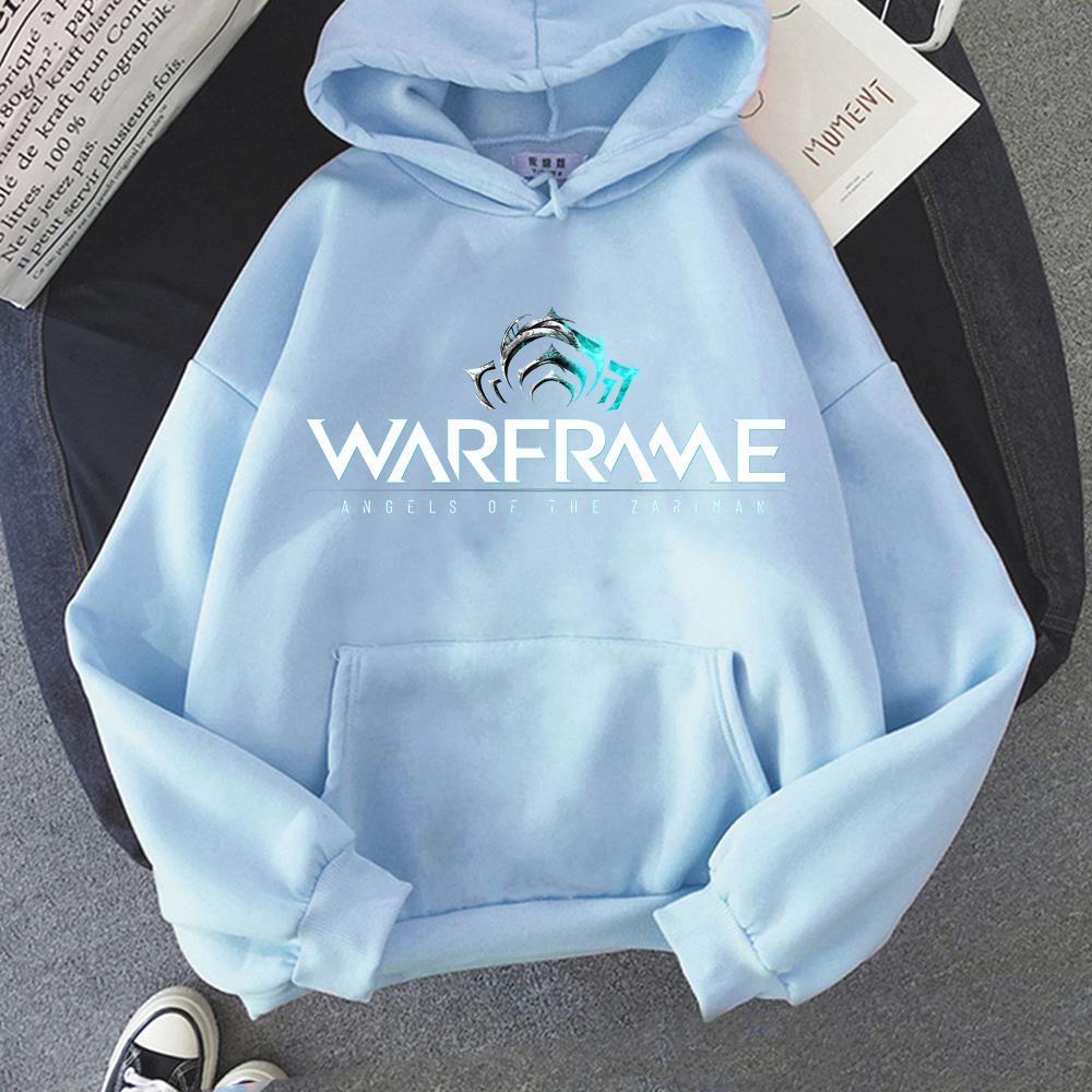 Толстовки с ЛОГОТИПОМ Warframe Комикс Игра с капюшоном Повседневная Удобная одежда Харадзюку Высококачественная Толстовка на осень/зиму С капюшоном