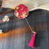 Chinese Style Mini Chinese Fan Tassels Chinese Silk Fan Bridal Group Fan Chinese Wedding