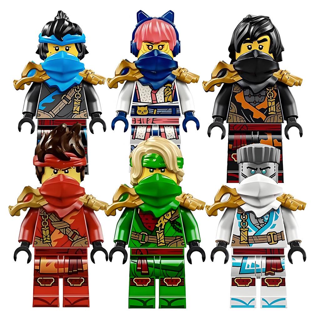 Конструктор фигурка Cross Ninja S19: Костюм Драконьей Брони с 9 Стилями - Конструктор для Мальчиков