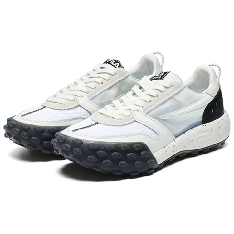 Fila Gara Кожаные Удобные Универсальные Низкие Повседневные Кроссовки Мужские кроссовки Белый Черный F12M223105FSF