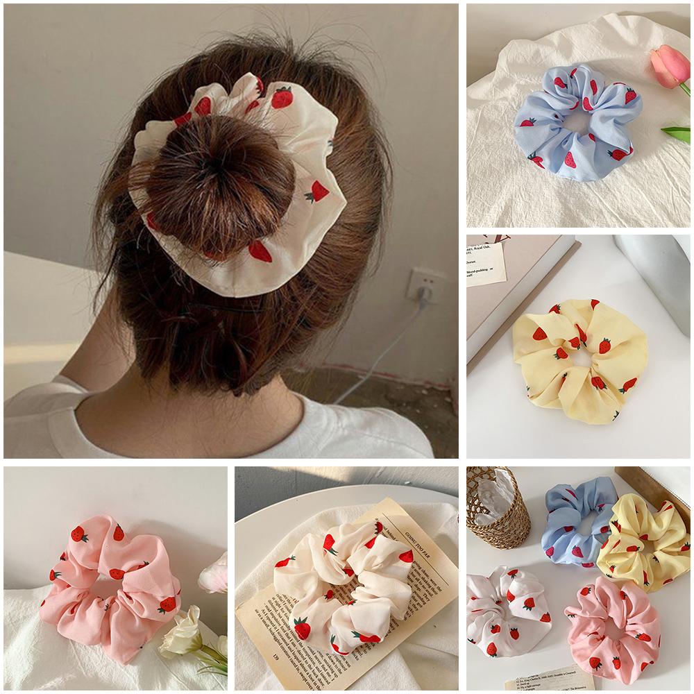 Elastic Girls Headwear Strawberry Hair Accessories Scrunchies Hair Rope Ponytail Holder Hairs Ties