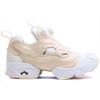 Reebok Instapump Fury Og Mu Толстая подошва Нескользящие Легкие Низкие Повседневные Туфли Женские Кроссовки Белые Розовые FU9682