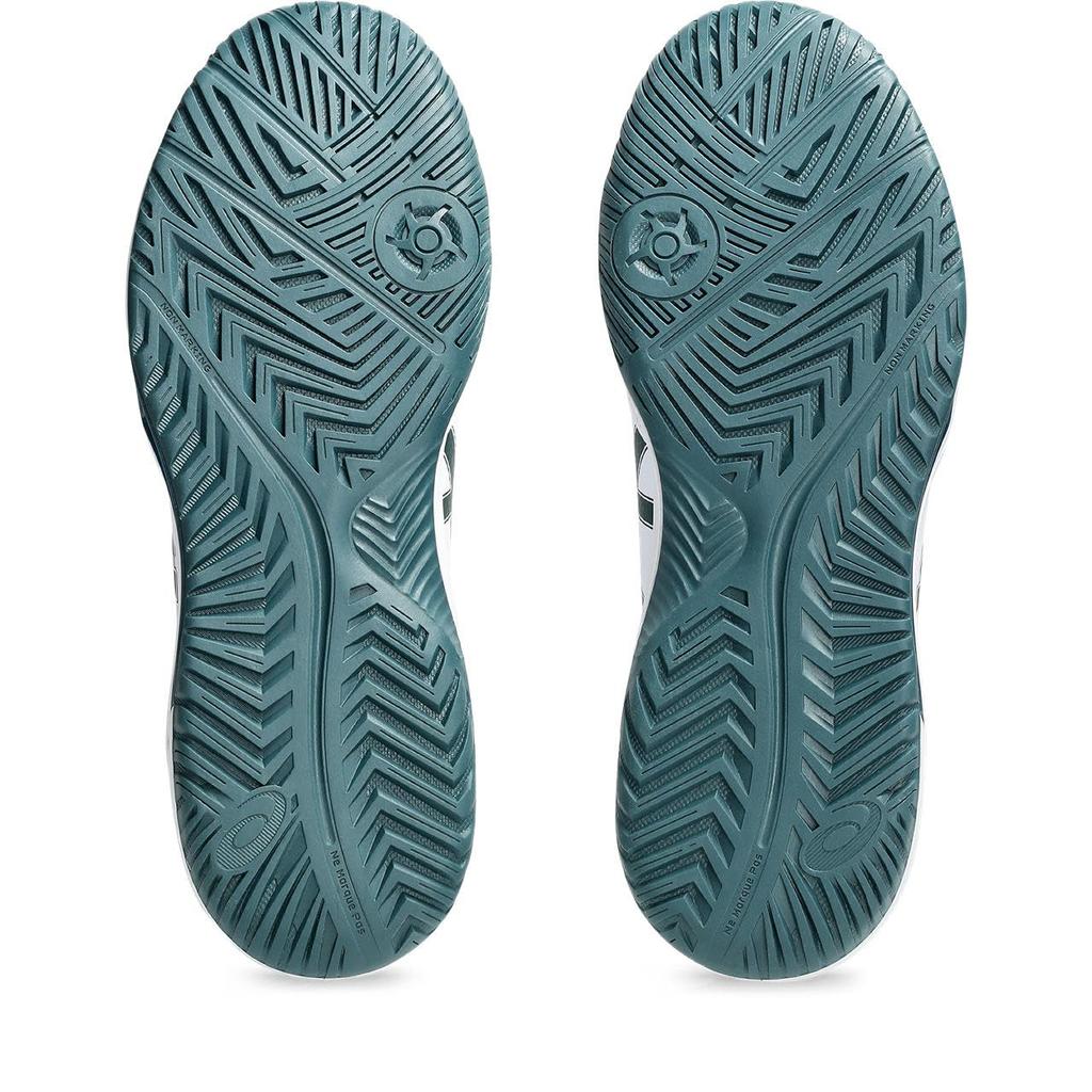 Теннисные туфли 8 1041A408 104 см 2E [ASICS] GEL-DEDICATE мужские (Белый/Саксонский зеленый) 28,0