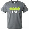 Lime Fresh Lime Slices Print TShirt Unisex Unisex Casual Cotton Tee Short Sleeve Citrus Fruit Graphic Unisex Tops