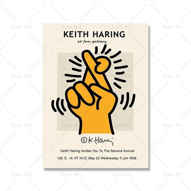 Современная абстрактная эстетика настенное искусство ретро поп фигурка HD масло на холсте постер печать для дома спальня гостиная декор подарок без рамки