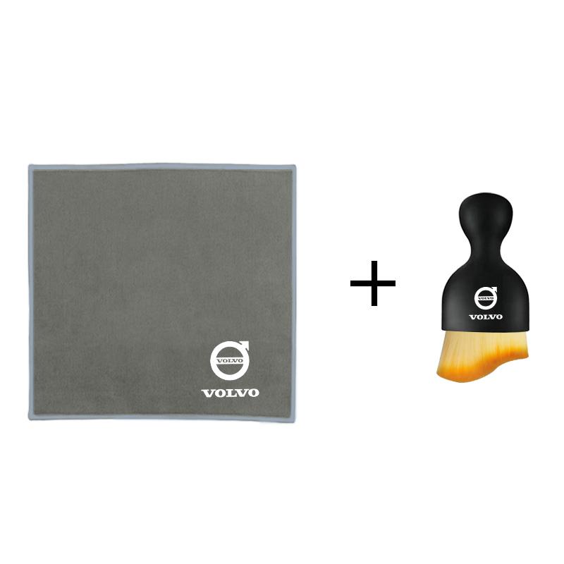 Car Cleaning Soft Brush Towel Rag Cloth Remover Dust Remover For Volvo XC90 S60 V40 XC60 S80 S40 V70 V50 S90 T6 V60 V90 XC40