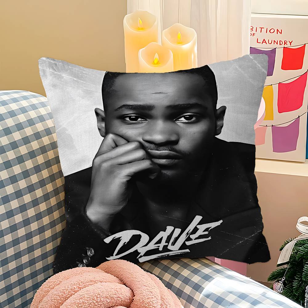 Поп-хип-хоп рэпер Дейв Подушка Аниме-подушка Подушка для изголовья дивана-кровати Чехол для подушки 45x45 см Мода