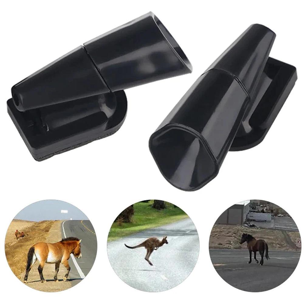 2/4/6 Pcs Deer Whistles Deer Warning Whistle Repeller Wildlife Warning Deer Horn Avoids Collisions Animal Alert for Vehicles