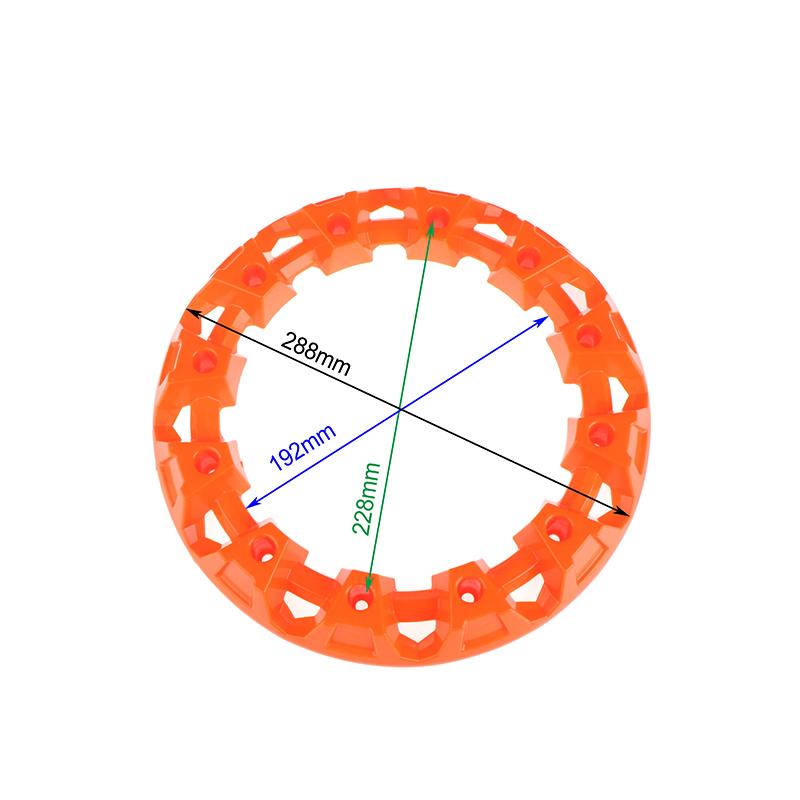 Off Road Vehicle ATV Beach Vehicle Tire Hub Decoration Edge Cover Colored Wheel Modification Parts