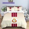 Galatasaray S.K Pattern Bedding Quilt Set  Home Decoration  Gift (1 * duvet cover + 2 * pillowcase  without core)