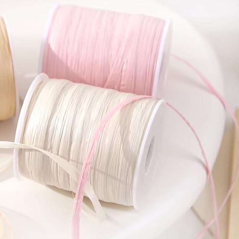 120 м/рулон бумажные нитки ручной работы Лафит хлопок трава нить летняя рафия соломенная пряжа для вязания крючком 50 г